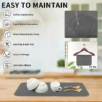 Marble Kitchen Dish Drainer Mat Antiskid Draining Mat Coffee Maker Drain Pad Quick Dry Tableware Mat Kitchen Absorbent Placemat - Image 13