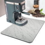 Marble Coffee Cup Ironing Mat Leather Modern Art Texture Drying Mat Kitchen Counter Coffee Bar Drain Mat - Image 25