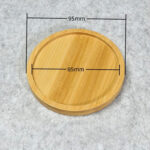 Multi Bamboo Tray Wood Saucer Flower Pot Tray Cup Pad Coaster Plate Kitchen Decorative Plate Creative Coaster Coffee Cup Mat - Image 50