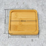 Multi Bamboo Tray Wood Saucer Flower Pot Tray Cup Pad Coaster Plate Kitchen Decorative Plate Creative Coaster Coffee Cup Mat - Image 54