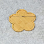 Multi Bamboo Tray Wood Saucer Flower Pot Tray Cup Pad Coaster Plate Kitchen Decorative Plate Creative Coaster Coffee Cup Mat - Image 62