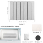 2 Colors Foldable Stone Dish Drying Mat Diatomite Tableware Pads Non-slip Reusable Dish Drainer Mat Kitchen Accessories 40x30 cm - Image 16