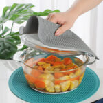 30cm Large Silicone Mat Coaster Heat Resistant Placemat Honeycomb Nonslip Pot Holder Table Mat Round Cup Mat Kitchen Accessories - Image 12