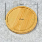 Multi Bamboo Tray Wood Saucer Flower Pot Tray Cup Pad Coaster Plate Kitchen Decorative Plate Creative Coaster Coffee Cup Mat - Image 74