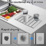 2 Colors Foldable Stone Dish Drying Mat Diatomite Tableware Pads Non-slip Reusable Dish Drainer Mat Kitchen Accessories 40x30 cm - Image 24